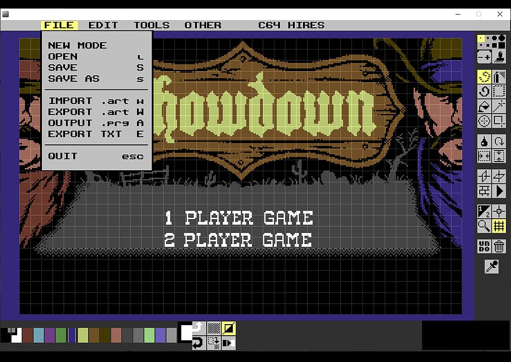 Showdown (C64) by Badgerpunch Games, Henning Ludvigsen